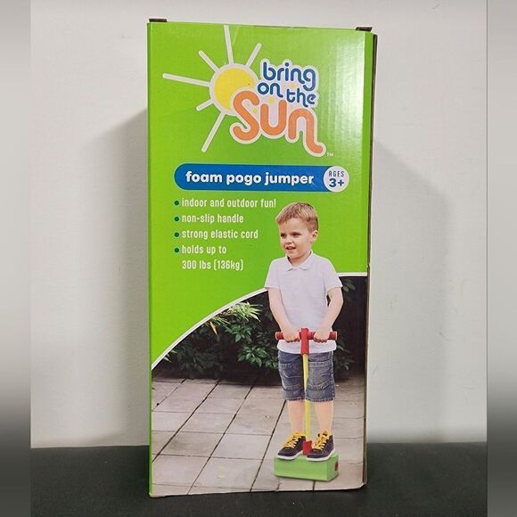 NEW! Bring On The Sun Foam Pogo Jumper - Indoor/Outdoor Fun - Picture 1 of 4